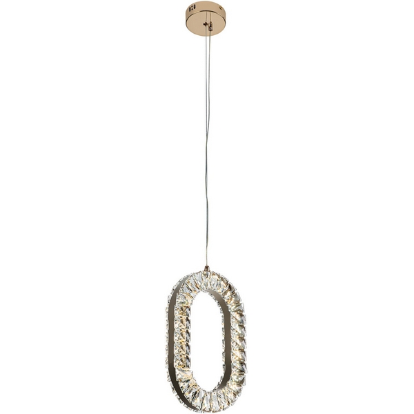 

Подвесной светильник светодиодный хрустальный с регулировкой цветовой температуры Modelux MODELUX ML.9040.370 GD, Золото, MODELUX ML.9040.370 GD