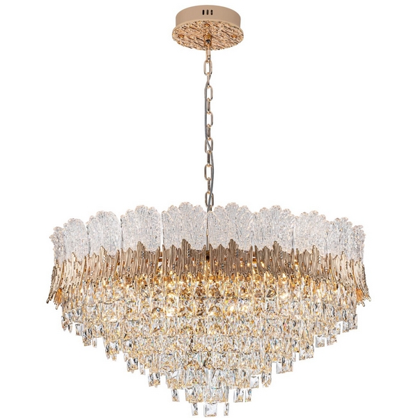 

Подвесная люстра хрустальная Modelux MODELUX ML.9507.800 GD, Прозрачный;золото, MODELUX ML.9507.800 GD