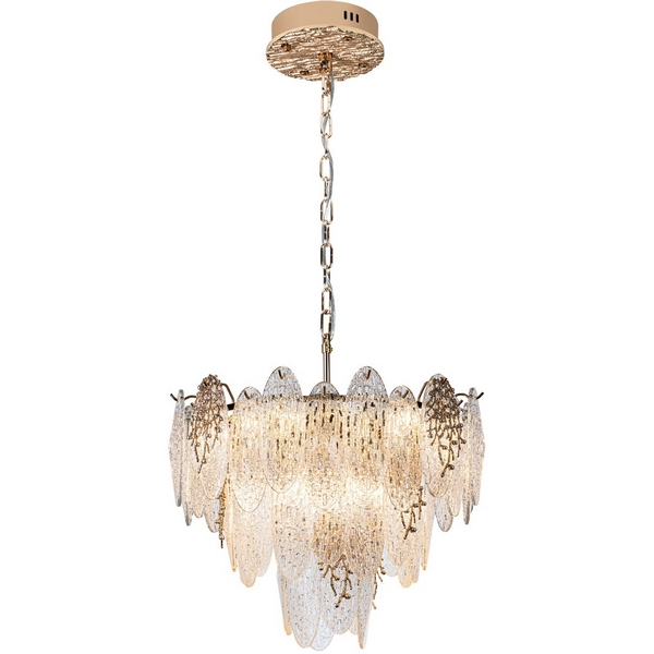 

Подвесная люстра Modelux MODELUX ML.9528.500 GD, Прозрачный;золото, MODELUX ML.9528.500 GD