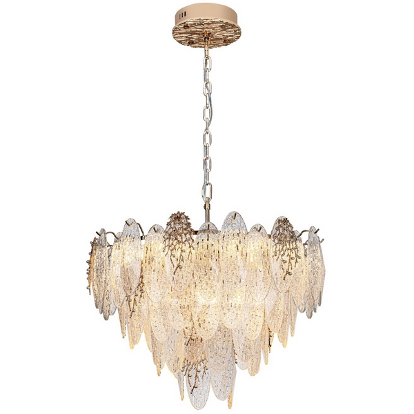 

Подвесная люстра Modelux MODELUX ML.9528.600 GD, Прозрачный;золото, MODELUX ML.9528.600 GD