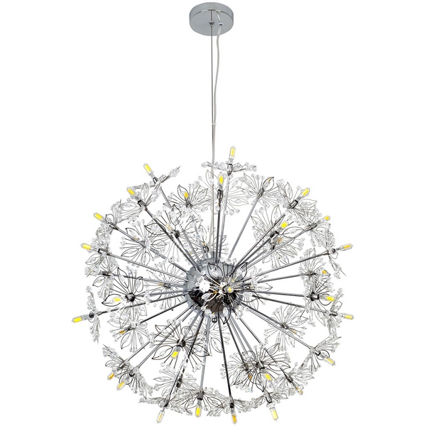 

Подвесной светильник хрустальный Modelux MODESTYLE MS.10105.40, Хром;прозрачный, MODESTYLE MS.10105.40