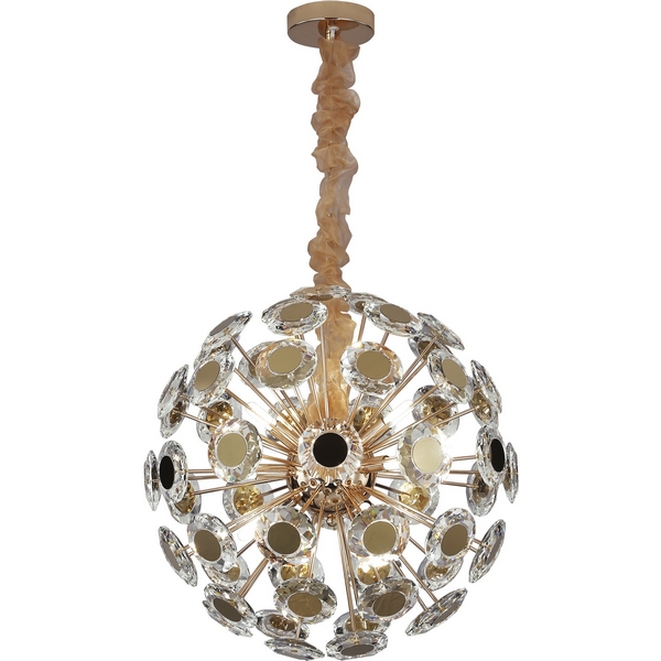 

Подвесной светильник хрустальный Modelux MODESTYLE MS.10107.9, Золото, MODESTYLE MS.10107.9