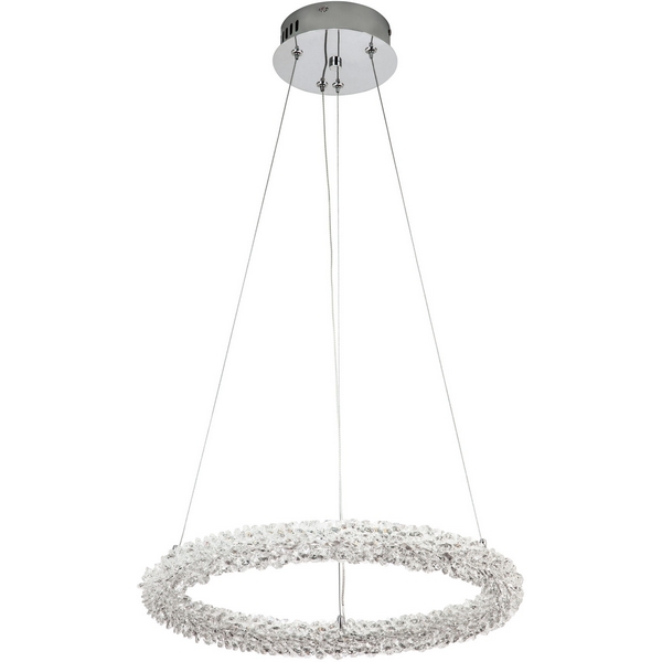 

Подвесной светильник светодиодный хрустальный Modelux MODESTYLE MS.1130.400 CR, Хром;прозрачный, MODESTYLE MS.1130.400 CR