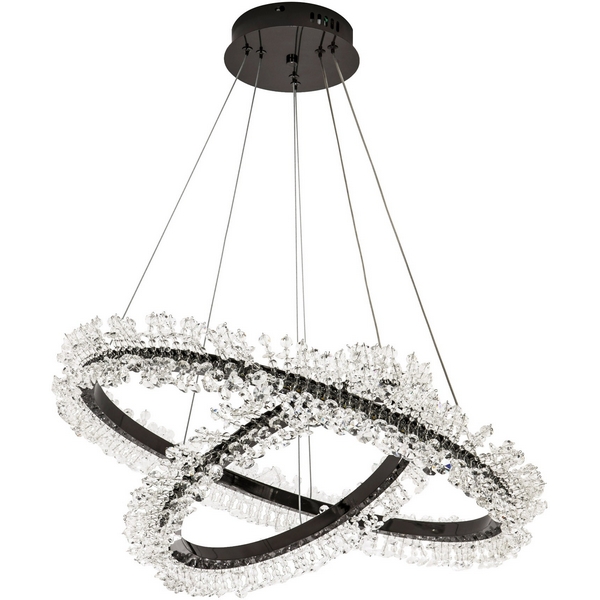

Подвесной светильник светодиодный хрустальный с регулировкой цветовой температуры Modelux MODESTYLE MS.1135.600.400 BK, Черный, MODESTYLE MS.1135.600.400 BK