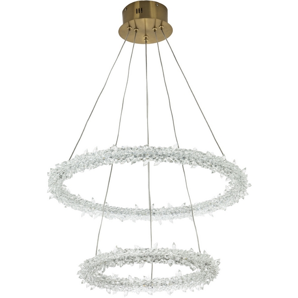 Изображение товара Подвесной светильник светодиодный с хрусталем Modelux MS.1140.600.400 BS для современного интерьера