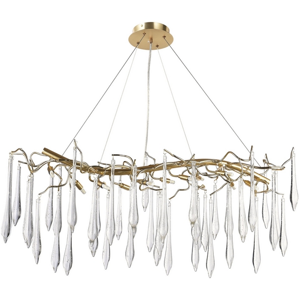 

Подвесная люстра хрустальная Modelux MODESTYLE MS.2102.1200 GD, Прозрачный;золото, MODESTYLE MS.2102.1200 GD