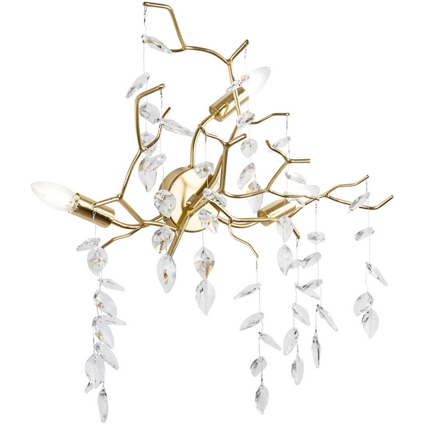 

Бра хрустальное Modelux MODESTYLE MS.2104.03 GD, Прозрачный;золото, MODESTYLE MS.2104.03 GD