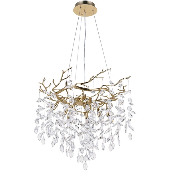 

Подвесная люстра хрустальная Modelux MODESTYLE MS.2104.600 GD, Прозрачный;золото, MODESTYLE MS.2104.600 GD