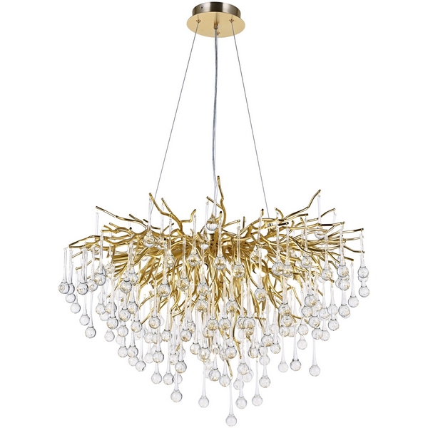 

Подвесная люстра хрустальная Modelux MODESTYLE MS.2105.1000 GD, Прозрачный;золото, MODESTYLE MS.2105.1000 GD