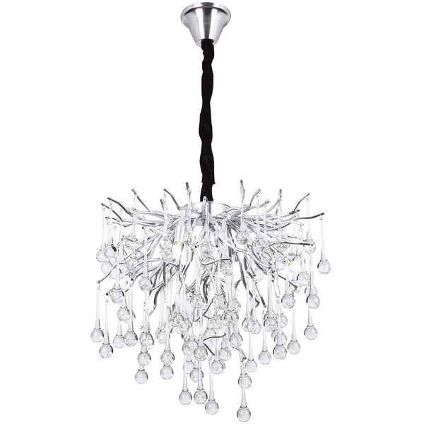 

Подвесная люстра хрустальная Modelux MODESTYLE MS.2105.400 SL, Серебро;прозрачный, MODESTYLE MS.2105.400 SL