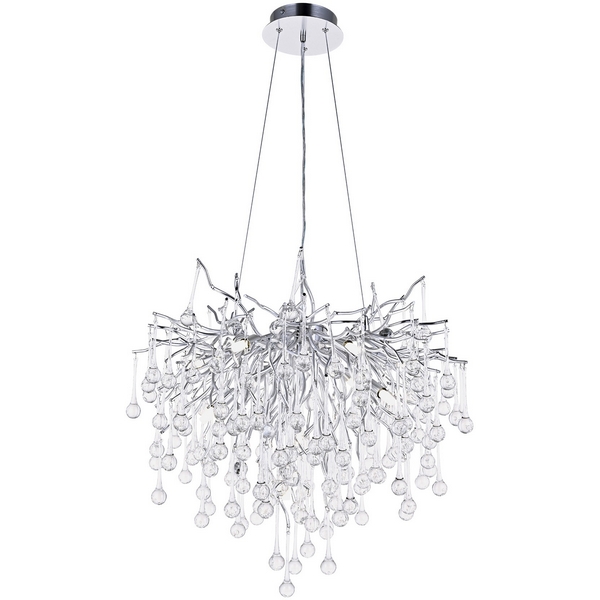 

Подвесная люстра хрустальная Modelux MODESTYLE MS.2105.600 SL, Серебро;прозрачный, MODESTYLE MS.2105.600 SL