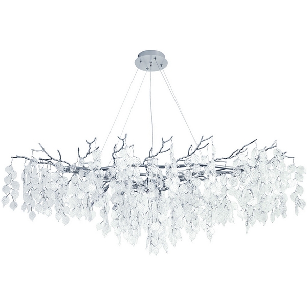 

Подвесная люстра хрустальная Modelux MODESTYLE MS.2109.1200 SL, Серебро;прозрачный, MODESTYLE MS.2109.1200 SL