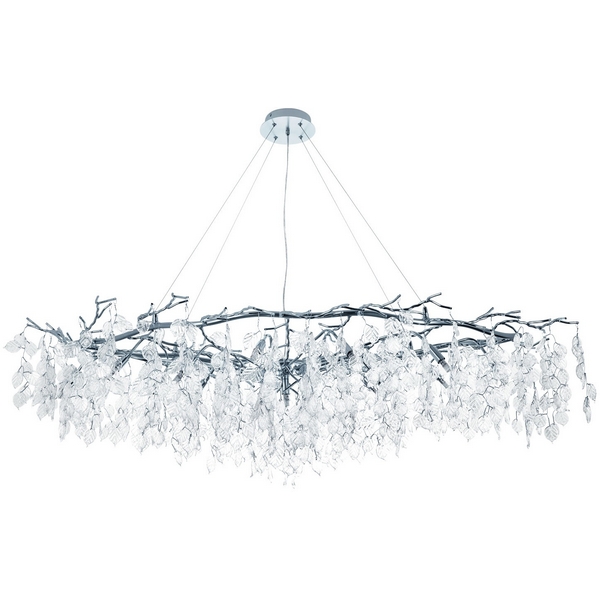 

Подвесная люстра хрустальная Modelux MODESTYLE MS.2109.1500 SL, Серебро;прозрачный, MODESTYLE MS.2109.1500 SL