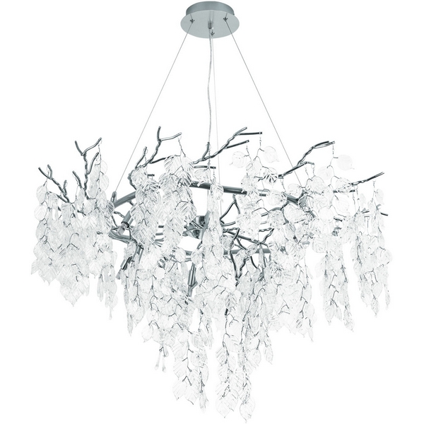 

Подвесная люстра хрустальная Modelux MODESTYLE MS.2109.800 SL, Серебро;прозрачный, MODESTYLE MS.2109.800 SL
