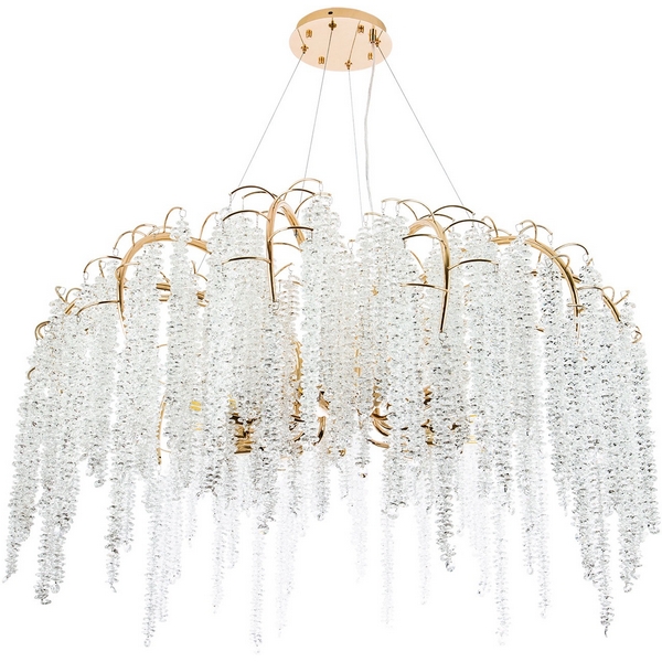 

Подвесная люстра хрустальная Modelux MODESTYLE MS.2110.1000 GD, Прозрачный;золото, MODESTYLE MS.2110.1000 GD