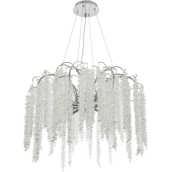 

Подвесная люстра хрустальная Modelux MODESTYLE MS.2110.600 CR, Хром;прозрачный, MODESTYLE MS.2110.600 CR