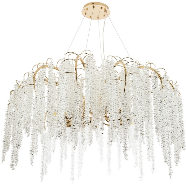 

Подвесная люстра хрустальная Modelux MODESTYLE MS.2110.800 GD, Прозрачный;золото, MODESTYLE MS.2110.800 GD