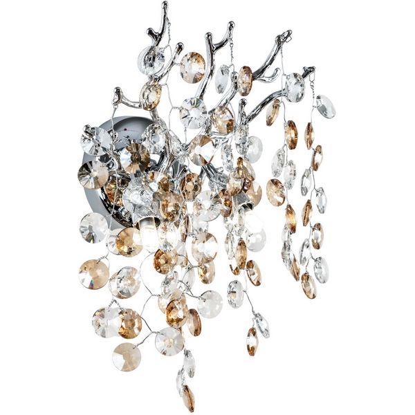 

Бра хрустальное Modelux MODESTYLE MS.2112.350 CR, Хром;прозрачный, MODESTYLE MS.2112.350 CR