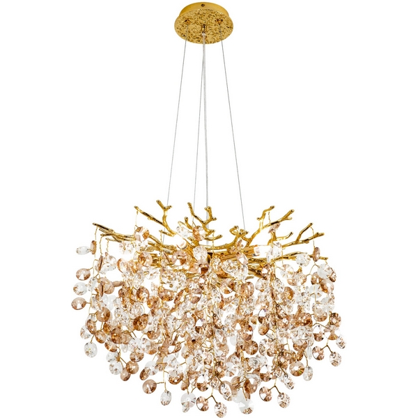 

Подвесная люстра хрустальная Modelux MODESTYLE MS.2112.460 GD, Прозрачный;золото, MODESTYLE MS.2112.460 GD