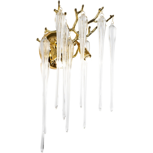 

Бра хрустальное Modelux MODESTYLE MS.2114.350 GD, Прозрачный;золото, MODESTYLE MS.2114.350 GD