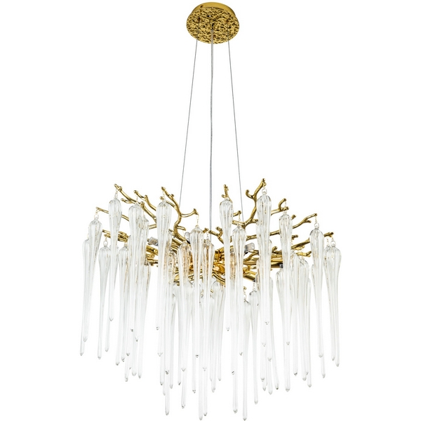 

Подвесная люстра хрустальная Modelux MODESTYLE MS.2114.600 GD, Прозрачный;золото, MODESTYLE MS.2114.600 GD