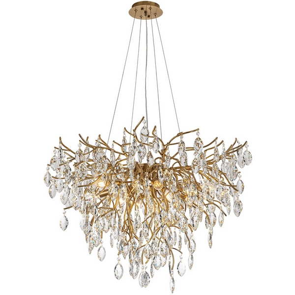 

Подвесная люстра хрустальная Modelux MODESTYLE MS.2118.800 BS, Прозрачный;латунь, MODESTYLE MS.2118.800 BS