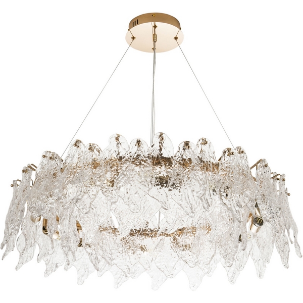 

Подвесная люстра хрустальная Modelux MODESTYLE MS.2290.12 GD, Прозрачный;золото, MODESTYLE MS.2290.12 GD