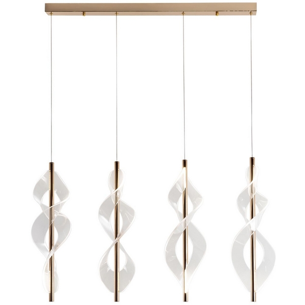 Изображение товара Подвесной светильник светодиодный Modelux MS.3028.4 GD для современной гостиной и кухни