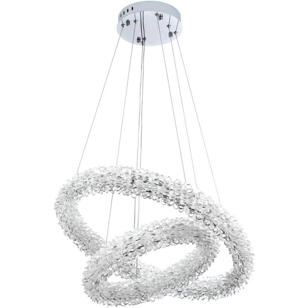 Изображение товара Подвесной светодиодный светильник с хрусталем и пультом Modelux MODESTYLE MS.5002.600.400 CR