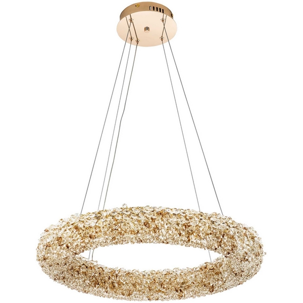 

Подвесной светильник светодиодный хрустальный с регулировкой цветовой температуры Modelux MODESTYLE MS.6000.600 GD, Золото, MODESTYLE MS.6000.600 GD
