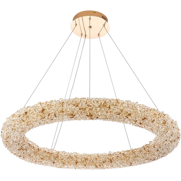 

Подвесной светильник светодиодный хрустальный с регулировкой цветовой температуры и яркости Modelux MODESTYLE MS.6000.800 GD, Золото, MODESTYLE MS.6000.800 GD