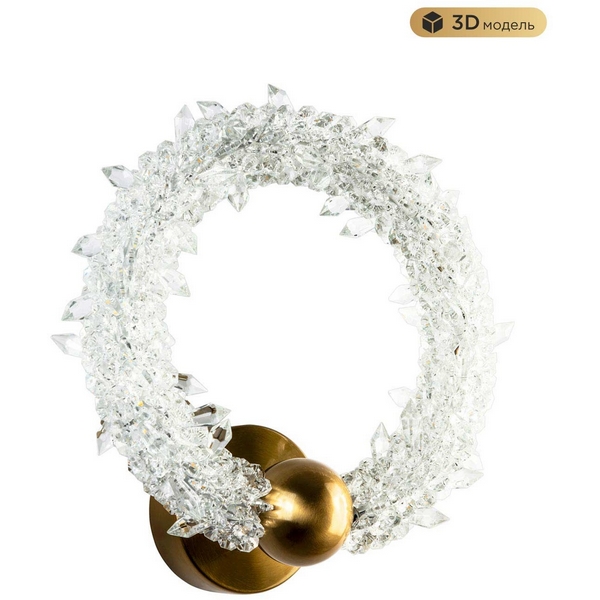 

Бра светодиодное хрустальное с регулировкой цветовой температуры Modelux MODESTYLE MS.6006.280, Латунь, MODESTYLE MS.6006.280