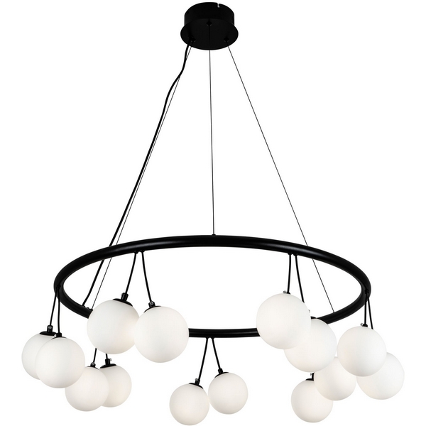 Изображение товара Подвесной светильник Modelux MODESTYLE MS.6120.14 BK с 14 LED лампами