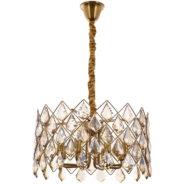 

Подвесная люстра хрустальная Modelux MODESTYLE MS.7100.8, Бронза, MODESTYLE MS.7100.8