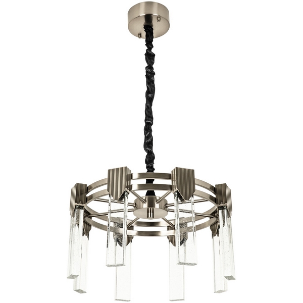 

Подвесная люстра светодиодная хрустальная с регулировкой цветовой температуры Modelux MODESTYLE MS.8027.8 GR, Серый, MODESTYLE MS.8027.8 GR