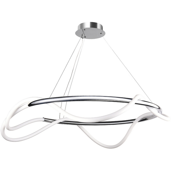 

Подвесной светильник светодиодный с гибким неоном с регулировкой цветовой температуры Modelux MODESTYLE MS.802.800 CR, Хром, MODESTYLE MS.802.800 CR