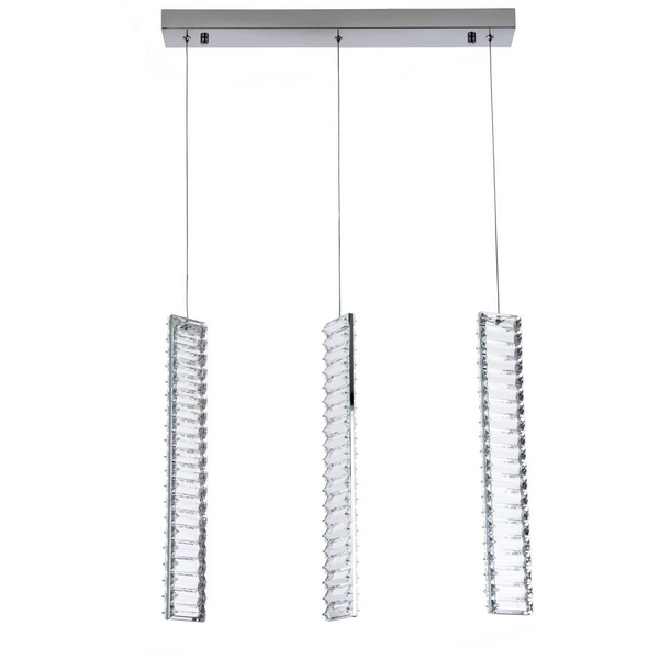 

Подвесной светильник светодиодный хрустальный Modelux MODESTYLE MS.88909.3 CR, Хром, MODESTYLE MS.88909.3 CR