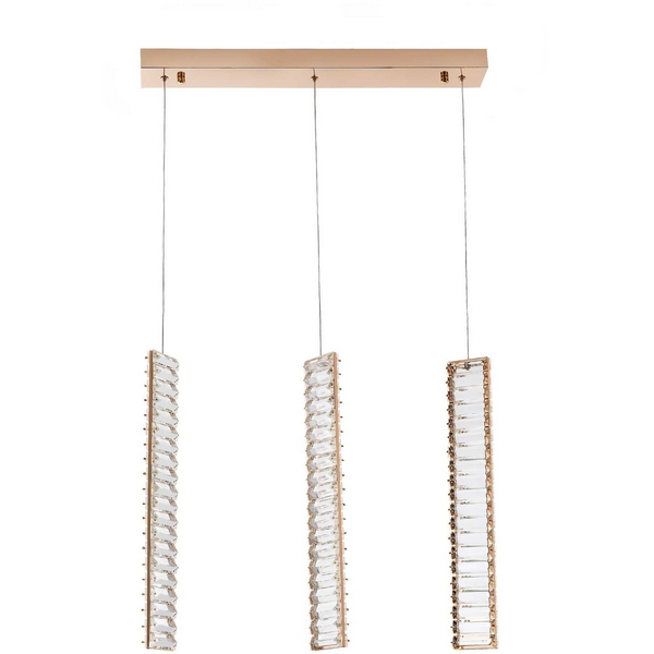 

Подвесной светильник светодиодный хрустальный Modelux MODESTYLE MS.88909.3 GD, Золото, MODESTYLE MS.88909.3 GD