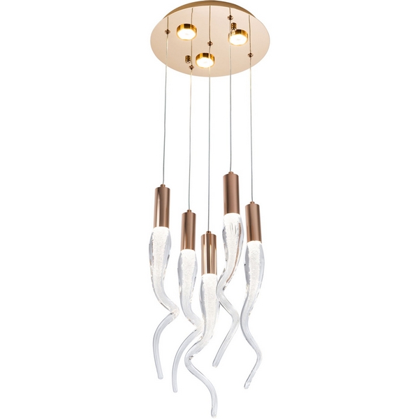 Изображение товара Подвесной светильник светодиодный Modelux MODESTYLE MS.89135.5 GD стиль модерн золото