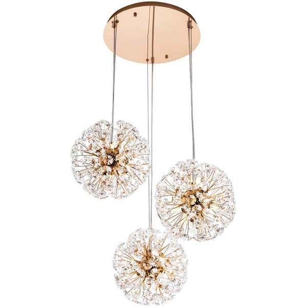 

Подвесной светильник хрустальный Modelux MODESTYLE MS.9029.18 GD, Прозрачный;золото, MODESTYLE MS.9029.18 GD