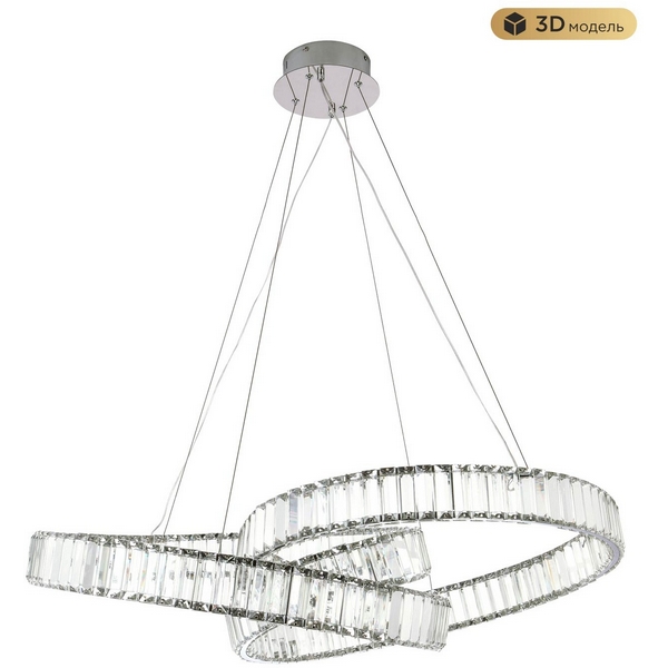 

Подвесной светильник светодиодный хрустальный с регулировкой цветовой температуры Modelux MODESTYLE MS.9030.900 CR, Хром;прозрачный, MODESTYLE MS.9030.900 CR