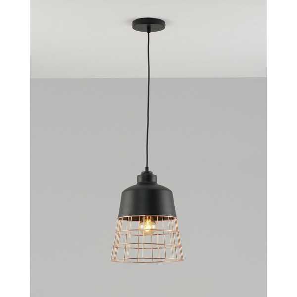 

Подвесной светильник GD-C213-A черный 1*E27*60W Moderli Lora black/g, Lora GD-C213-A black/g