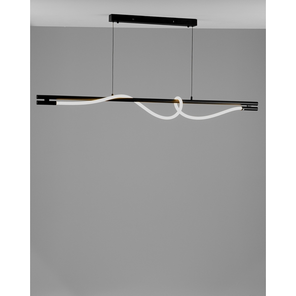 

Подвесной светильник светодиодный с гибким неоном Moderli True V10678-PL, Черный, True V10678-PL