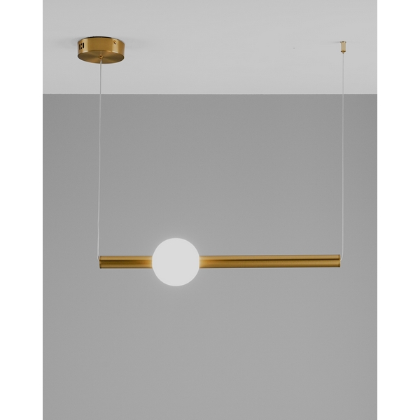 

Подвесной светильник светодиодный Moderli Eclipse V10697-PL в форме шара, Золото, Eclipse V10697-PL