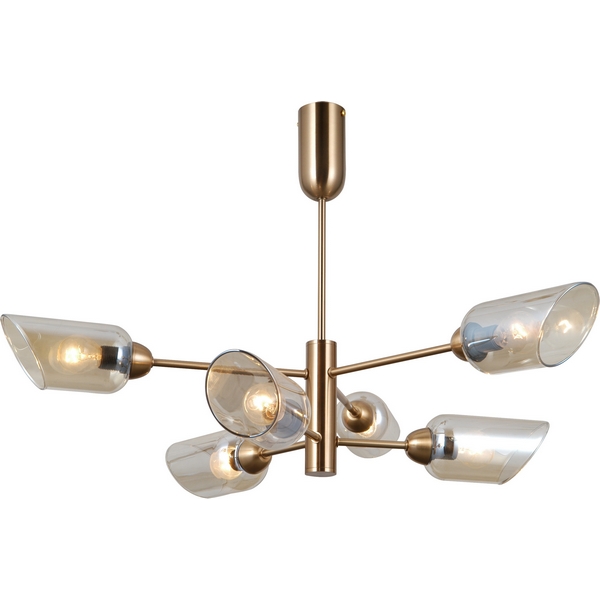 

Потолочная люстра на штанге Moderli Avery V10806-6P, Золото, Avery V10806-6P