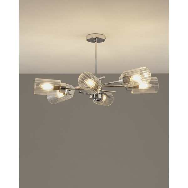 

Потолочная люстра на штанге Moderli Frosty V10811-6P, Хром, Frosty V10811-6P