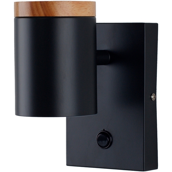 

Спот с выключателем Moderli Asheswood V11291-1W, Черный, Asheswood V11291-1W