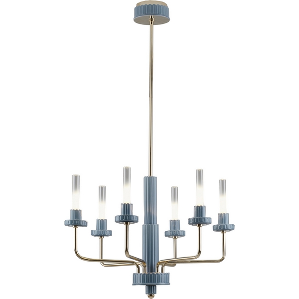 

Потолочная люстра на штанге Moderli Atelieri V11692-PL, Голубой, Atelieri V11692-PL