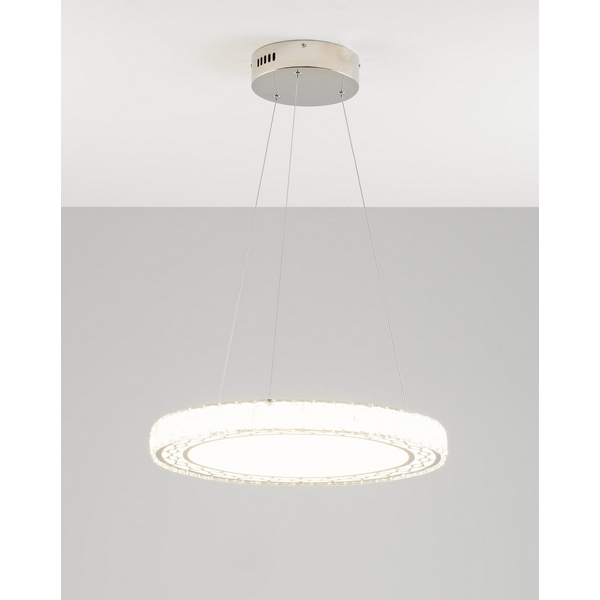 

Люстра подвесная светодиодная LED*50W Moderli Ice V1600-PL, Хром, Ice V1600-PL