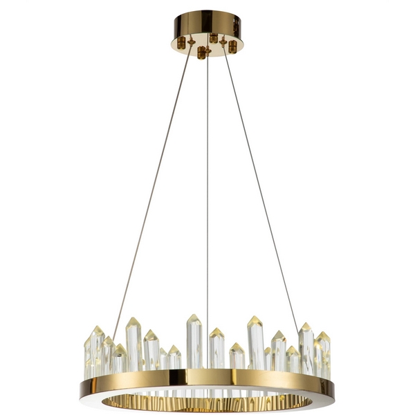

Люстра хрустальная подвесная LED Moderli Ingrid V9050-PL, Золото, Ingrid V9050-PL